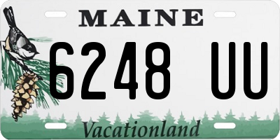 ME license plate 6248UU