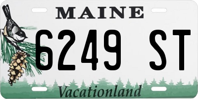 ME license plate 6249ST