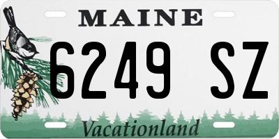 ME license plate 6249SZ