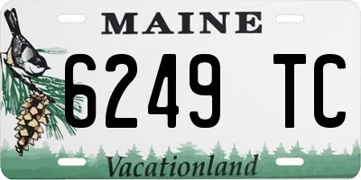 ME license plate 6249TC