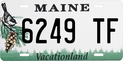 ME license plate 6249TF