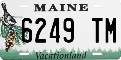 ME license plate 6249TM