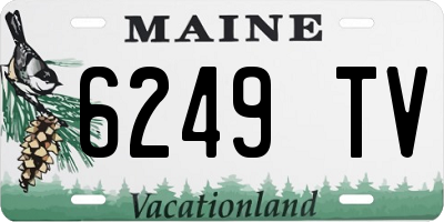 ME license plate 6249TV