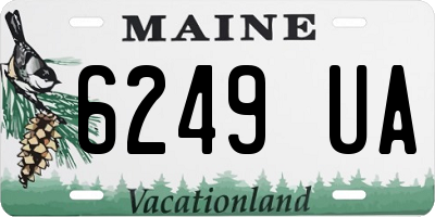 ME license plate 6249UA