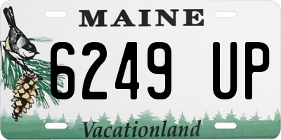 ME license plate 6249UP