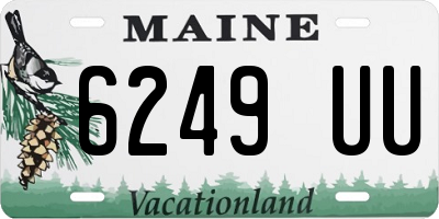 ME license plate 6249UU