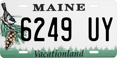 ME license plate 6249UY