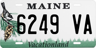 ME license plate 6249VA