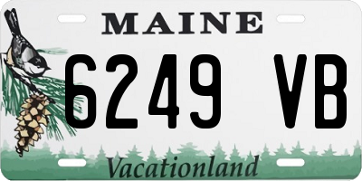 ME license plate 6249VB
