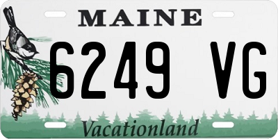 ME license plate 6249VG