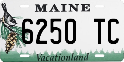 ME license plate 6250TC