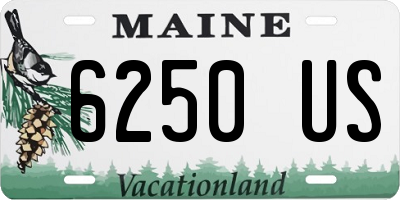 ME license plate 6250US