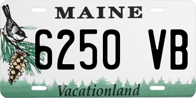 ME license plate 6250VB