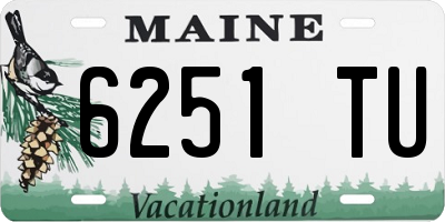 ME license plate 6251TU