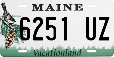 ME license plate 6251UZ
