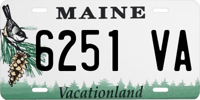 ME license plate 6251VA