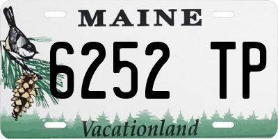 ME license plate 6252TP