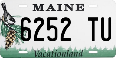 ME license plate 6252TU