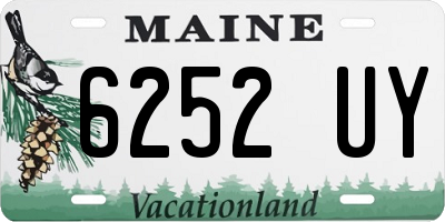 ME license plate 6252UY