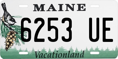 ME license plate 6253UE