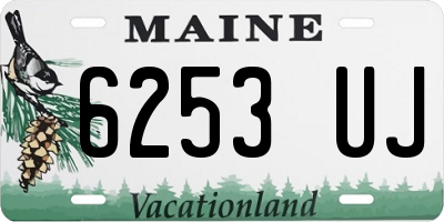 ME license plate 6253UJ