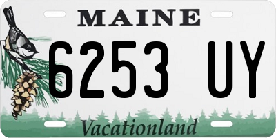 ME license plate 6253UY