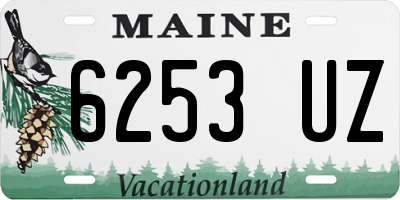 ME license plate 6253UZ