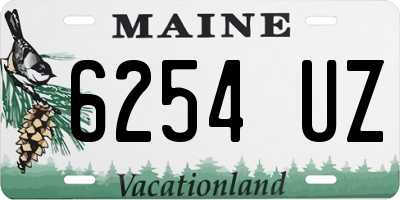 ME license plate 6254UZ