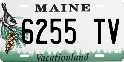 ME license plate 6255TV