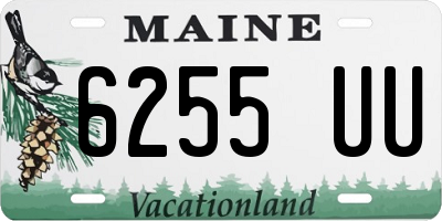 ME license plate 6255UU