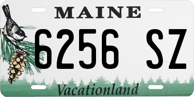 ME license plate 6256SZ