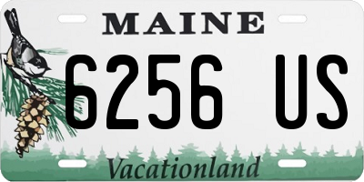 ME license plate 6256US