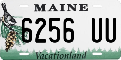 ME license plate 6256UU