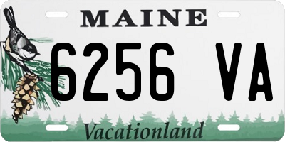 ME license plate 6256VA