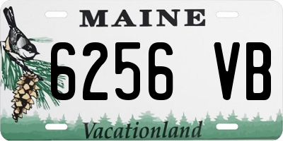 ME license plate 6256VB