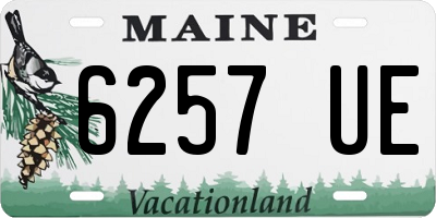ME license plate 6257UE