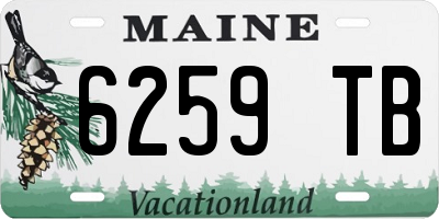 ME license plate 6259TB