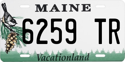 ME license plate 6259TR