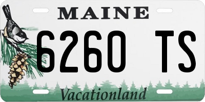 ME license plate 6260TS
