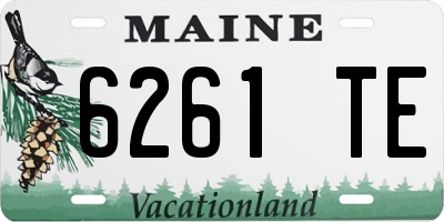 ME license plate 6261TE