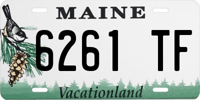 ME license plate 6261TF