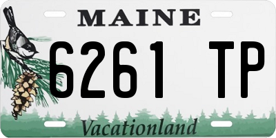 ME license plate 6261TP