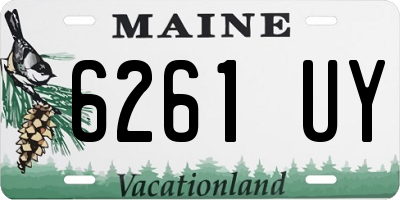 ME license plate 6261UY