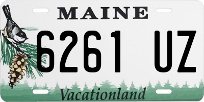 ME license plate 6261UZ