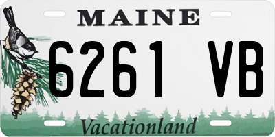 ME license plate 6261VB
