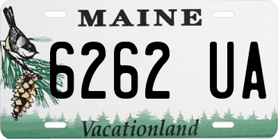 ME license plate 6262UA