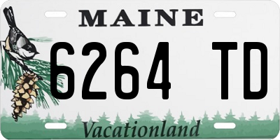 ME license plate 6264TD