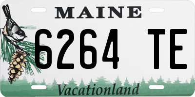 ME license plate 6264TE