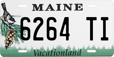 ME license plate 6264TI