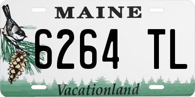 ME license plate 6264TL